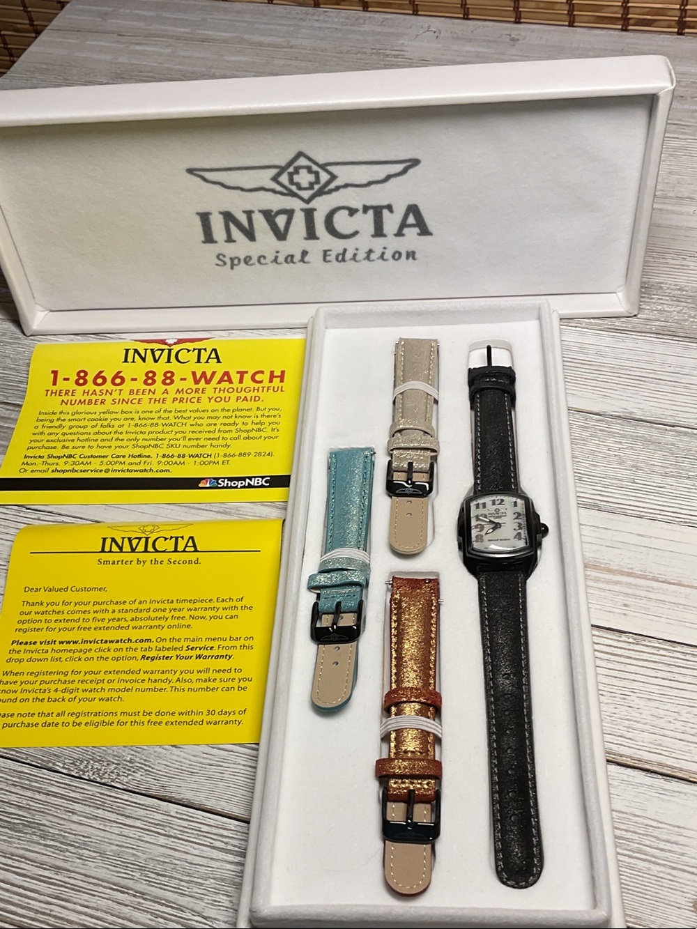 Women’s Invicta Lupah Special Edition Model No. 5081 SWISS Watch Watchband Set